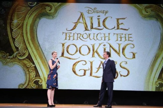 Mia Wasikowska and Sean Bailey introducing Alice Through the Looking Glass