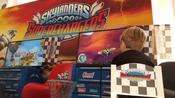 Andrew Playing Skylanders SuperChargers