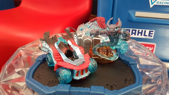 SuperChargers Hot Streak, vehicle, and Spitfire, Skylander