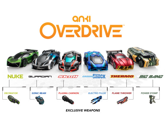 Anki Overdrive Cars-Weapons