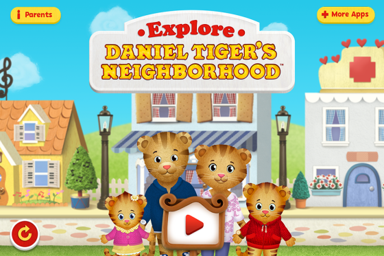 Screenshot from Explore Daniel Tiger's Neighborhood
