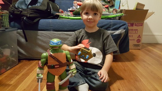 Fun Remote Control time with TMNT Giant Leonardo