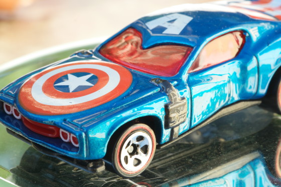 Captain America Car from Hot Wheels