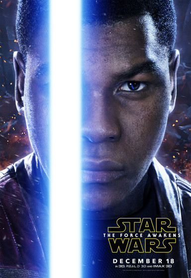 Star Wars The Force Awakens -  Finn Character Poster