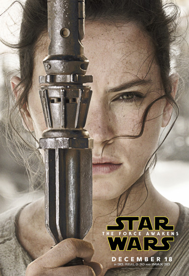 Star Wars The Force Awakens -  Rey Character Poster