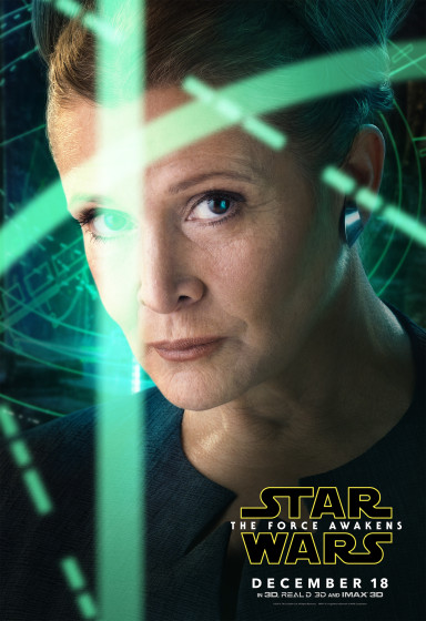 Star Wars The Force Awakens -  Princess Leia Character Poster