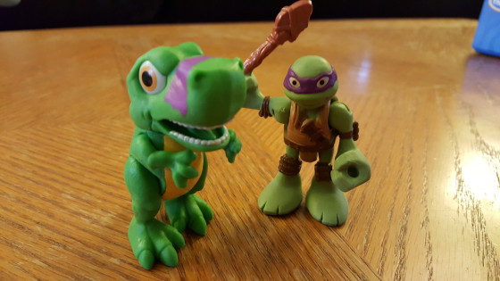 TMNT Half Shell Heroes - Donnie and T-Rex