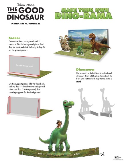 The Good Dinosaur Dinorama