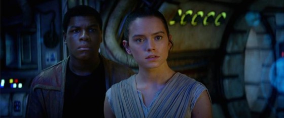 Finn and Rey from Star Wars: The Force Awakens
