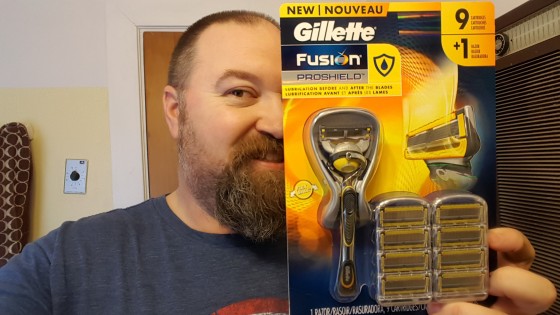 About to try out the new Gillette Fusion ProShield razor