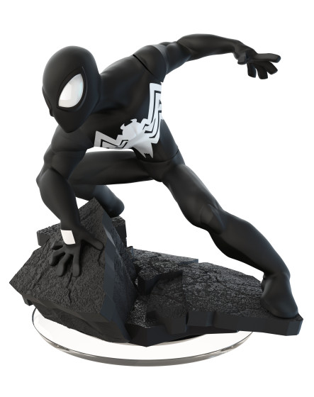 Disney Infinity Black Suit SpiderMan Figure
