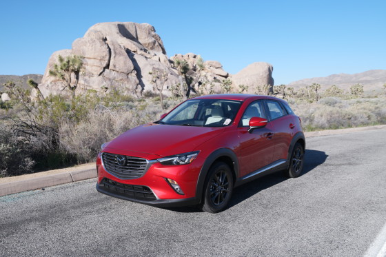 Mazda in Joshua Tree