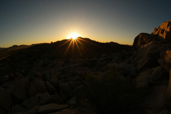 Sunrise over Joshua Tree