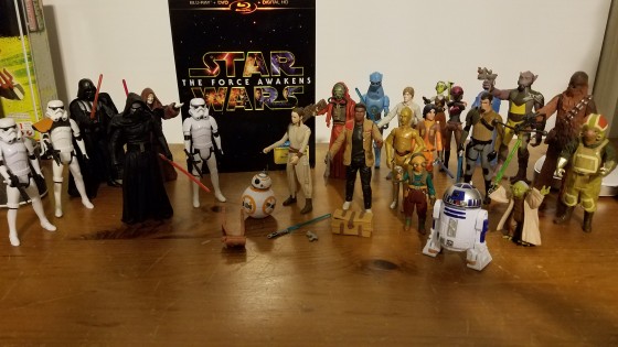 Star Wars The Force Awakens and my action figures
