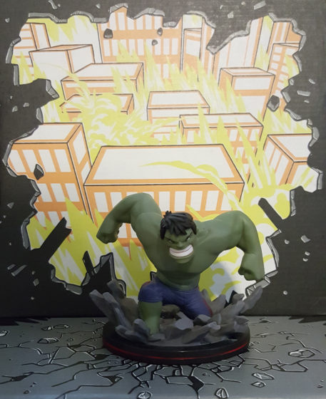 The Hulk showing his power