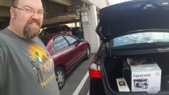 He Put Everything Right into the Trunk