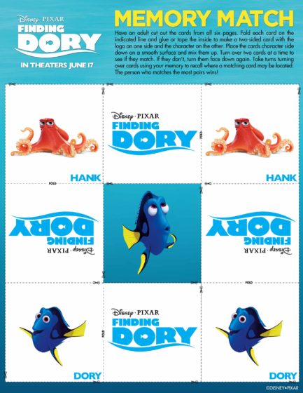 Finding Dory Memory