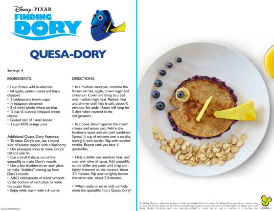 Finding Dory Quesadory