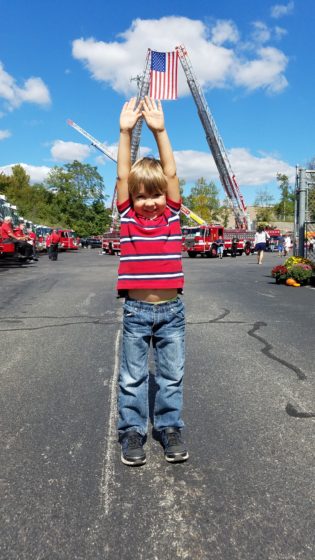 Andrew at the Fireman Event