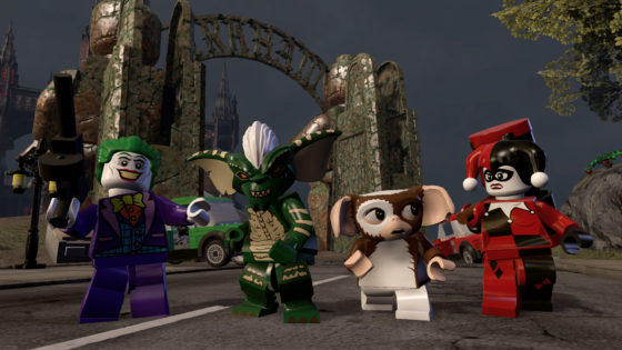 The Gremlins with Joker and Harley Davidson