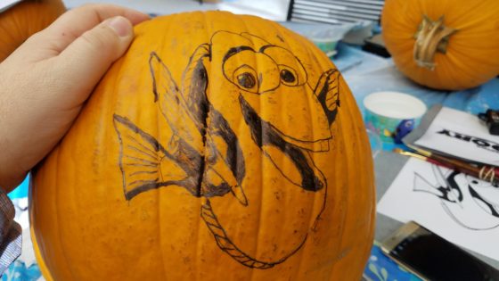 Finding Dory On my Pumpkin
