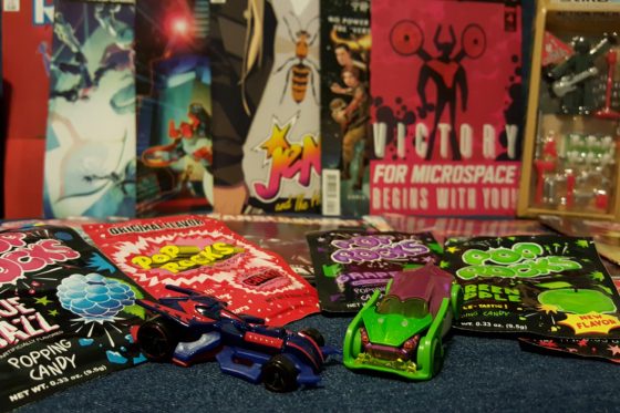 Hot Wheels, Comics and Pop Rocks