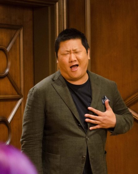 Benedict Wong loving our reception of him