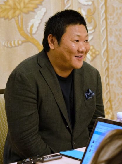 Benedict Wong talking about Wong at the DoctorStrangeEvent