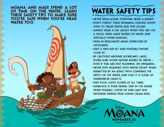 Moana water safety