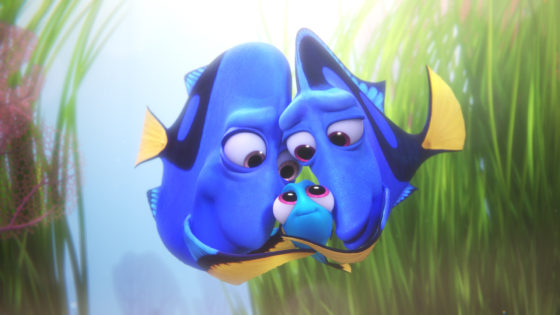 FINDING DORY - Baby Dory with Charlie and Jenny
