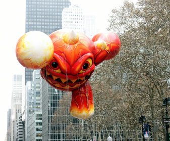 Eruptor in the Macys Day Parade