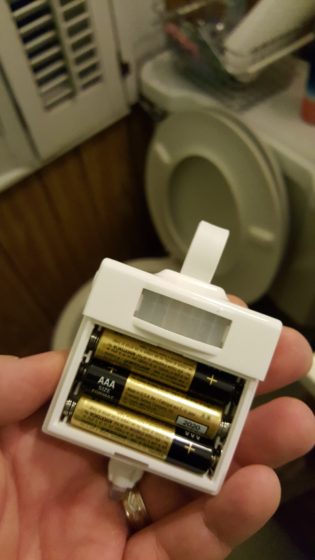 The IllumiBowl take 3 AAA Batteries