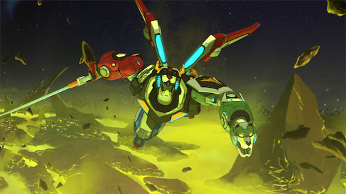 Voltron Flying