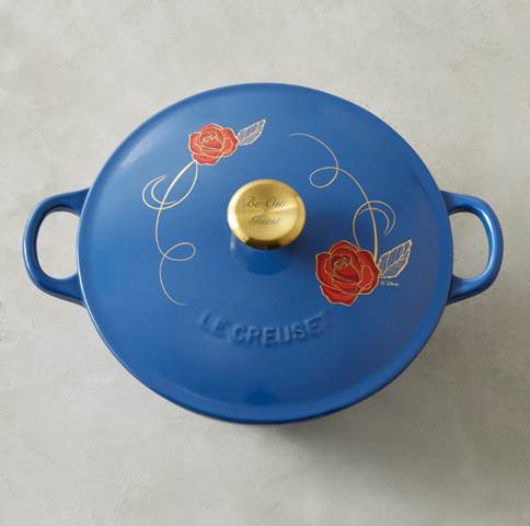 WILLIAMS SONOMA DEBUTS LIMITED EDITION DISNEY’S BEAUTY AND THE BEAST LE CREUSET COOKWARE