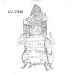 Beauty And The Beast Coloring Pages - Garderobe