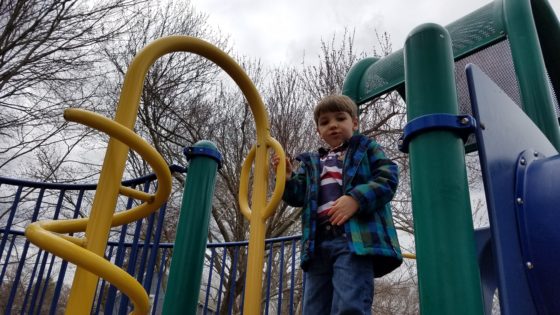 Andrew on the Playground