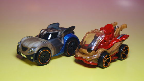 Guardians of the Galaxy Vol. 2 Rocket and Groot Hot Wheels Character cars