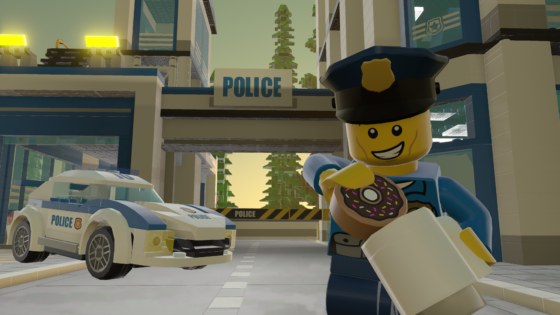 LEGO Worlds LEGO City Poilceman and Police Car