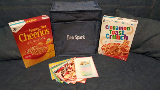 Thank you General Mills for the Personalized Bag and Cereal