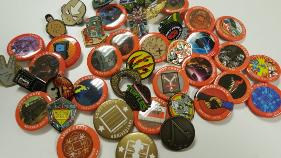 Loot Crate Pin Collection