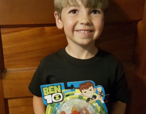 Andrew and Ben 10 Toys