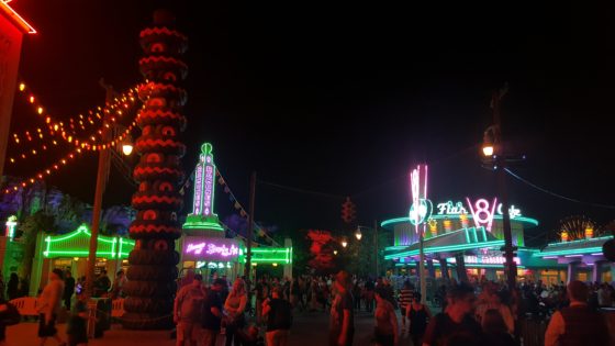 Cars Land at Night