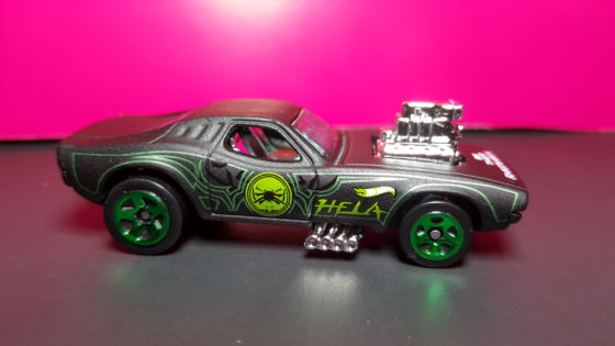 Hela Themed Hot Wheels Car