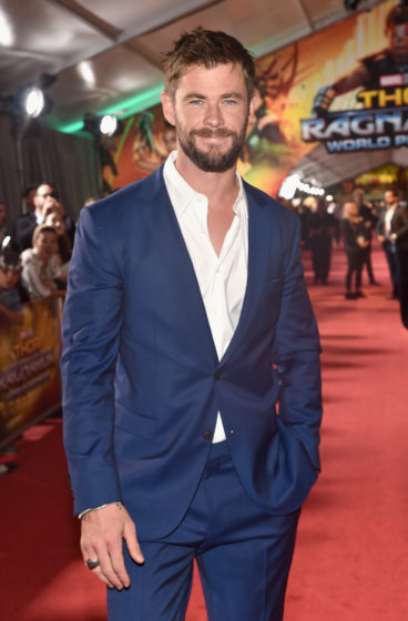Chris Hemsworth at the World Premiere Of Marvel Studios Thor Ragnarok