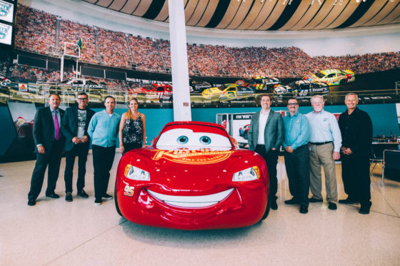 NASCAR community welcomes #95 to a new “Cars 3” exhibit at the NASCAR Hall of Fame celebrating the in-home release