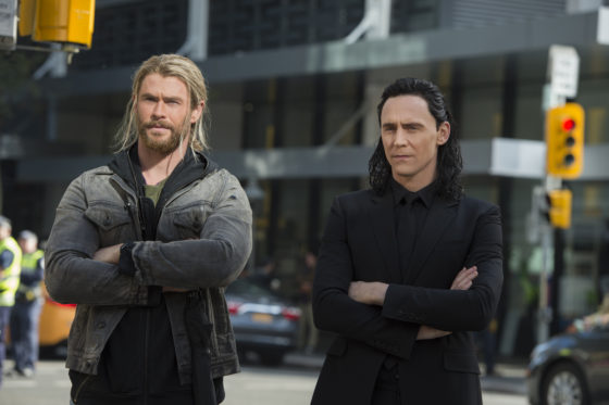 Thor and Loki on Earth