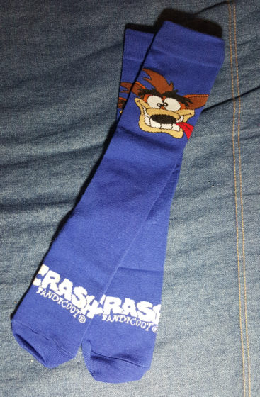Crash Bandicoot Socks