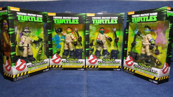 Ninja Ghostbusters in boxes