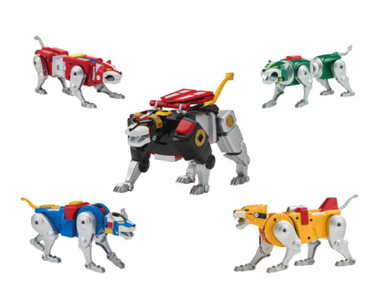 All Five Classic Voltron Lions