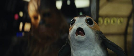 Chewbacca and Porg